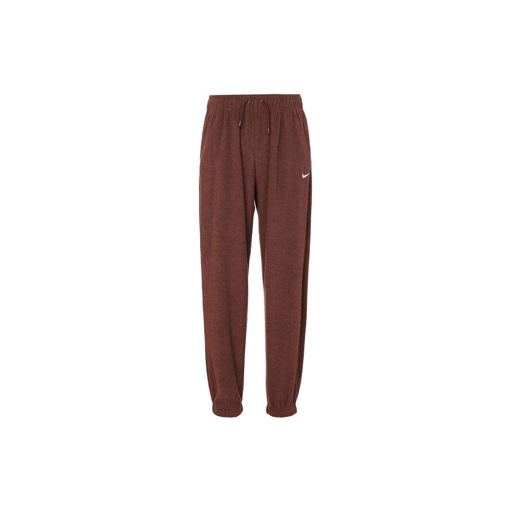 Nike Small Logo Training Casual Knit Sports Pants Women Bottoms Crimson DD5111-273