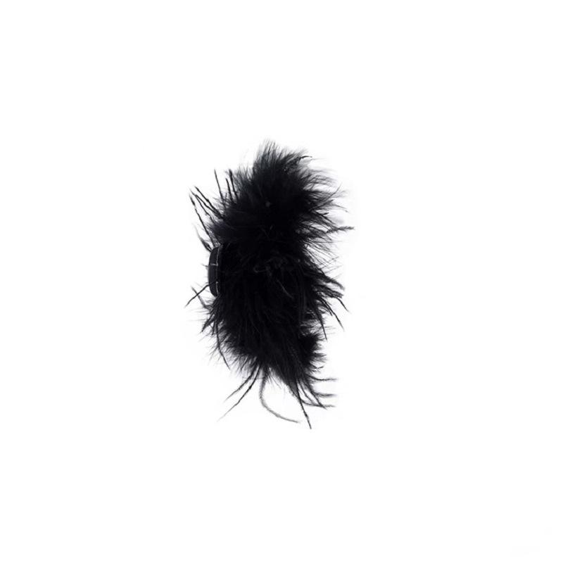 Заколка для волос Pure Desire Feather Ostrich Hairpin - феерический аксессуар в виде акулы