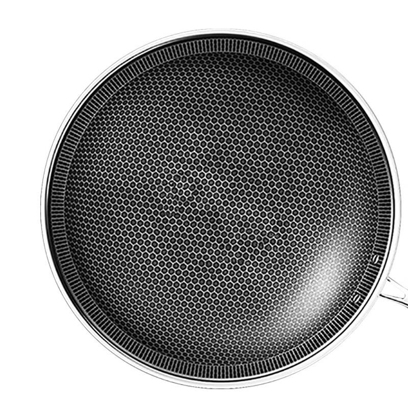 Вок Kobach Elite Honeycomb из нержавеющей стали 304, 32 см