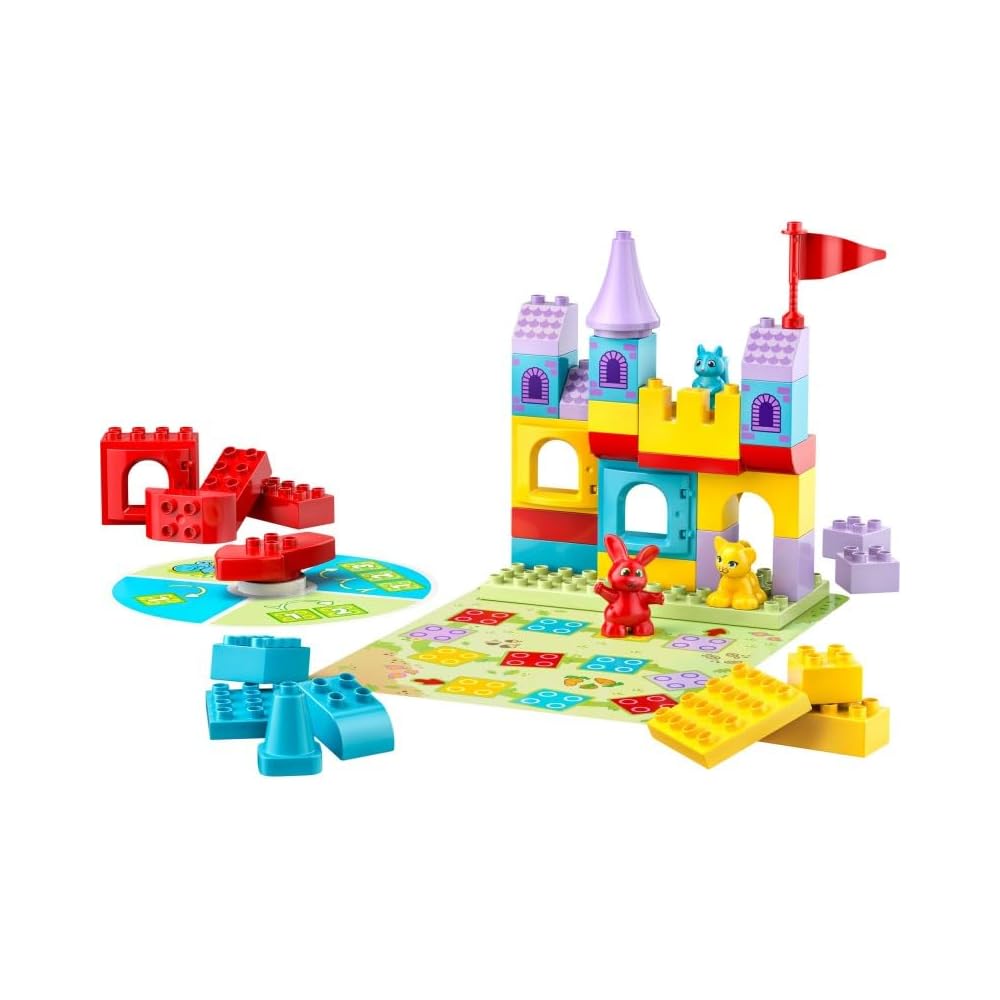 LEGO DUPLO Hopsey Castle Game Toy Building Blocks Educational Playset for Kids Ages 1.5 to 6 Years