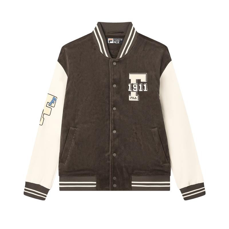 Новая бейсбольная куртка FILA мужская земляной коричневый F11U439503FDR
