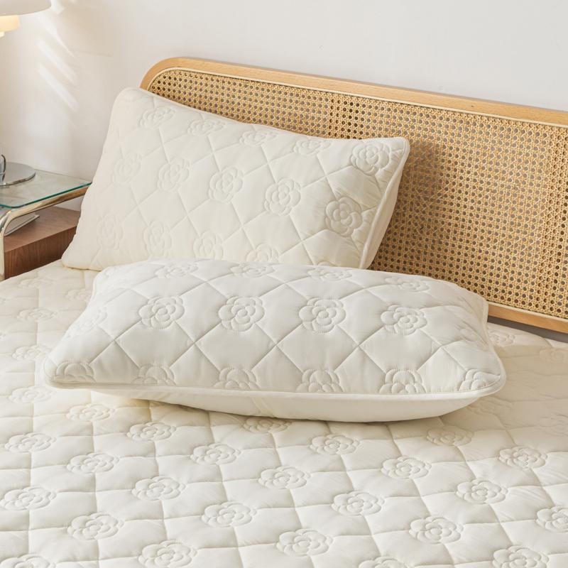 1 Piece Waterproof Jacquard Fabric Pillowcase Moisture And Sweat Proof Pillow Cover 48x74cm For Bedroom Home Hotel Detor