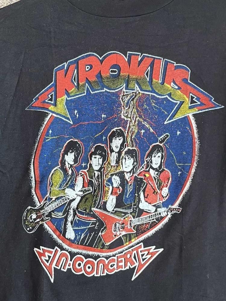 New Popular Krokus Band Band Member Unisex All Size T-Shirt TH07 Unisex T-Shirt