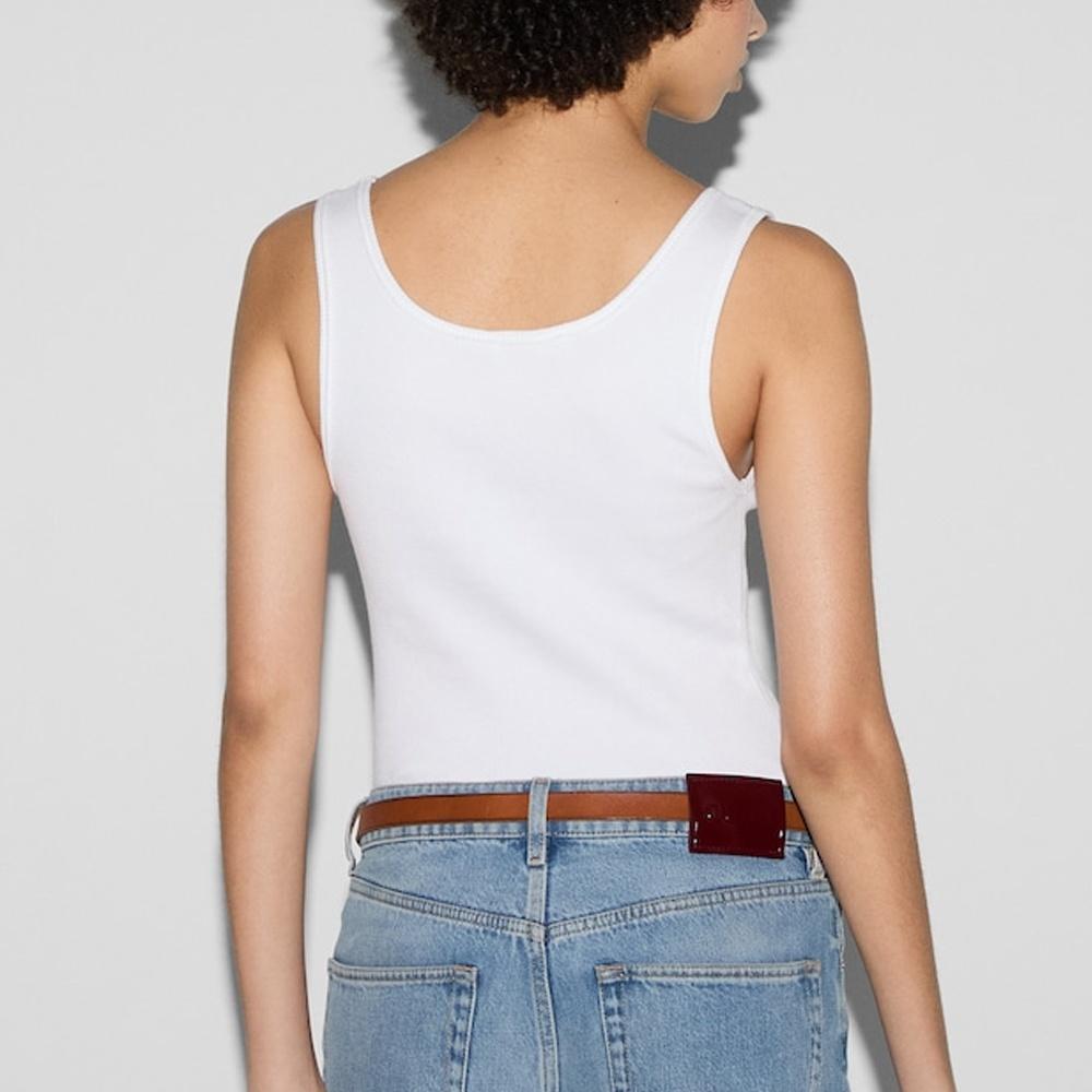 GUCCI Tank Tops Women's White V Neck Moderate Other 790344-XJGL4-9669
