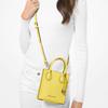 Новая кожаная сумка MICHAEL KORS Mercer, сумка-саквояж, сумка на плечо, сумка кроссбоди мини женская желтая кремовая 35S1GM9T0L-SUNSHINE