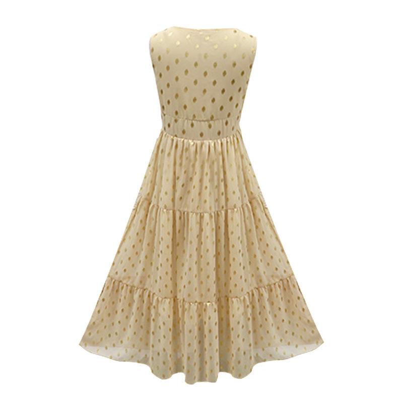 Летнее женское сексуальное шифоновое миди-платье без рукавов с глубоким V-образным вырезом