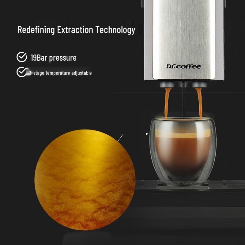 Dr. Coffee F11 Automatic Espresso & Americano Machine with Water Tank