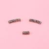 10pcs Zinc Zinc Alloy Spacer Hairbraid Silver Micro Rings Tube Dreadlock Beads Hair Braid Beads Cuff Clip