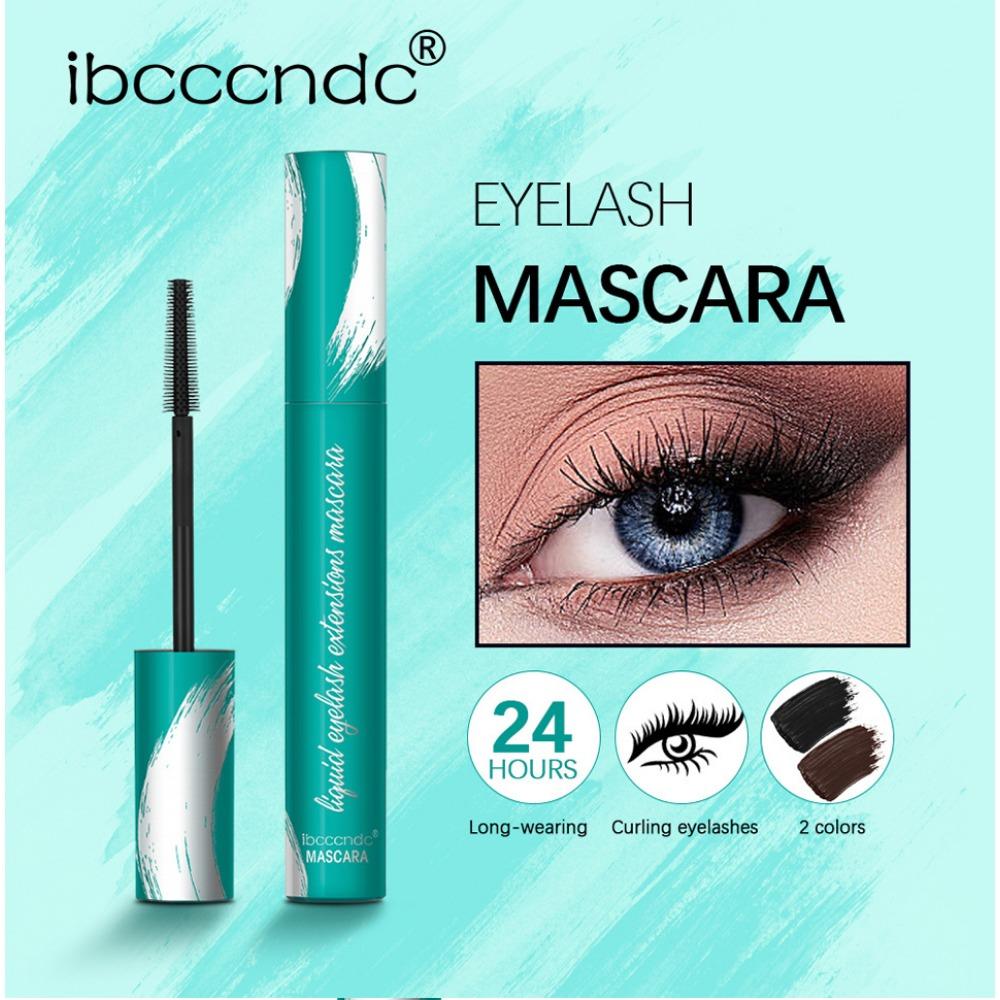 IBCCCNDC Новая тушь для ресниц, водостойкая, устойчивая к поту и против скручивания, тонкая, длинная, не цветет, зеленая тушь для ресниц