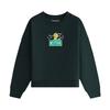 Детские топы Kids x Sesame Street Big Bird Nelson Crewneck Stadium, зеленые KHK030781-302