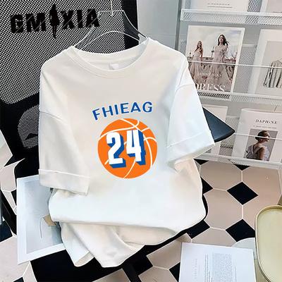 Женские модные повседневные летние блузки и рубашки с коротким рукавом и круглым вырезом