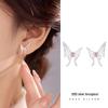 Серьги Banyan Tree S925 Silver Butterfly Diamond Love - легкая роскошь, высококачественный дизайн для женщин в стиле феи