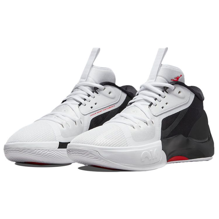 Мужские кроссовки Air Jordan Zoom Separate PF Bulls Белые Черные Университетский Красный DH0248-051
