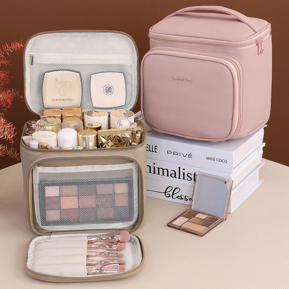 Large Capacity Women's Makeup Bag Waterproof Travel Makeup Brushes Holer Portable Storage Organizer Girl Comestics Toiletry Bag