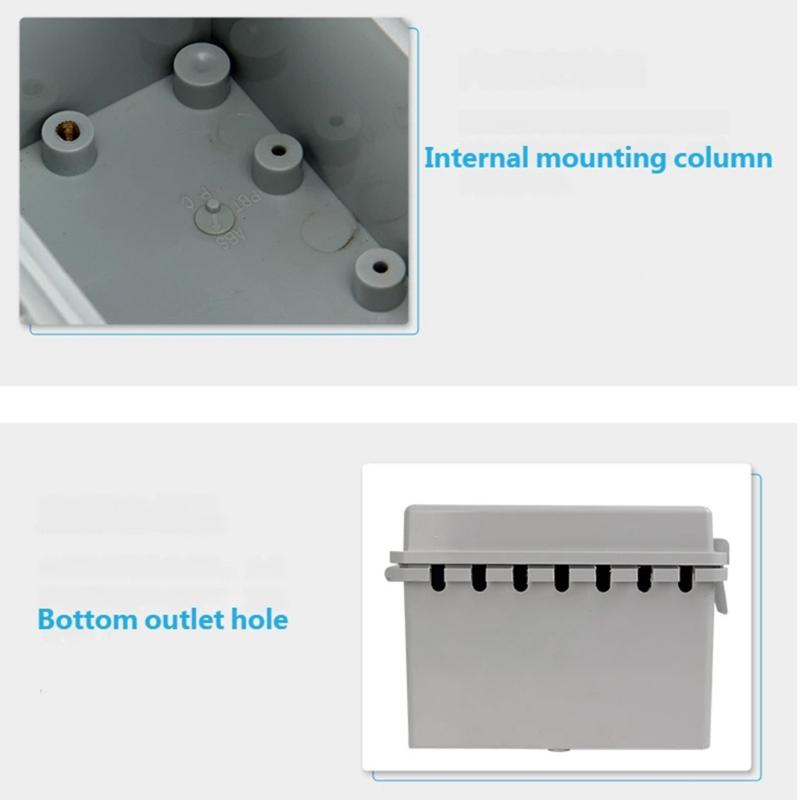 Outdoor Waterproofed Electrical Box with Lock for Child Safety and Weather Protecting in Garden Patios