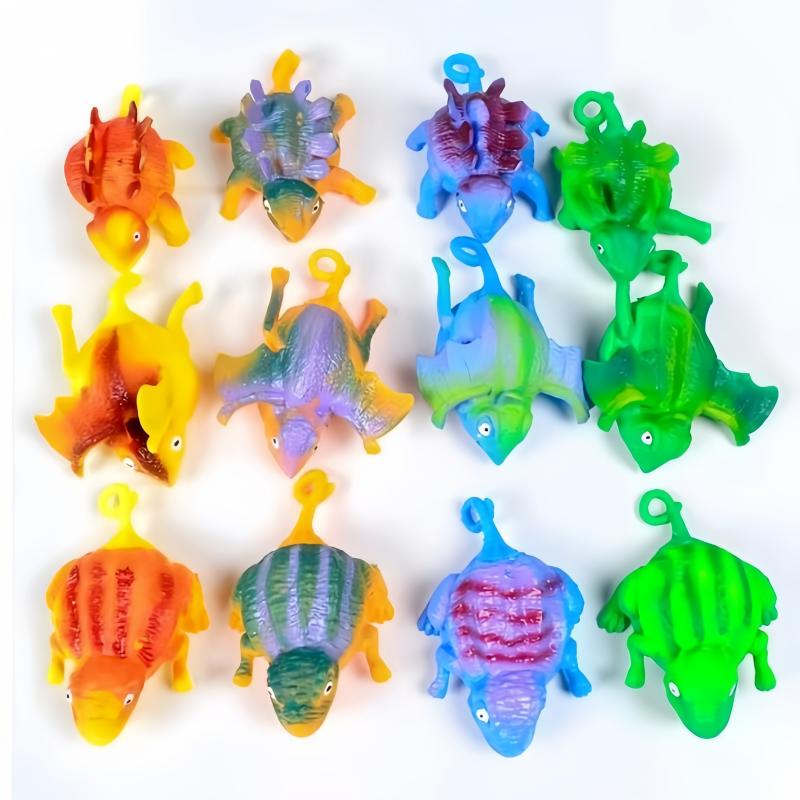 3PCS Kids Funny Dinosaur Animals Inflate Vent Balls Toy Squeeze Soft Ball Balloon Fidget Party Sports Cute Funny Games Toys Gift