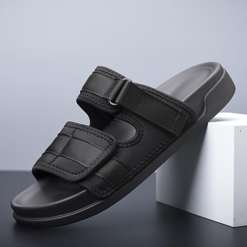 Fashion 2025New Men's Slippers Fashion Outdoor Casual Sports Sandals Summer Breathable Flat Slippers for Men Non Slip Beach Shoes Slide