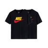 Nike Спортивная классическая футболка с круглым вырезом с логотипом, мужские топы, черные AR5005-013