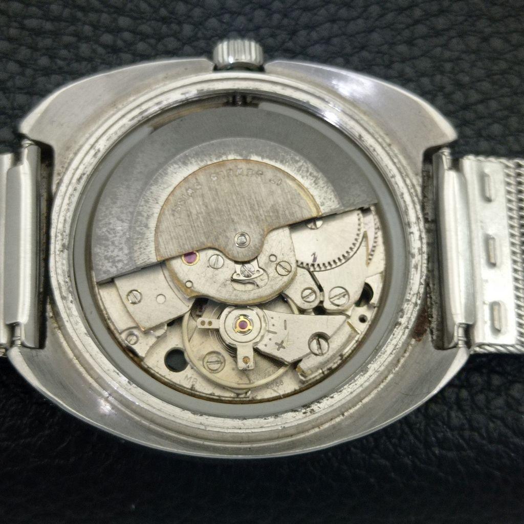 ВИНТАЖНЫЕ NINO АВТОМАТИЧЕСКИЕ 2066 ШВЕЙЦАРСКИЕ МУЖСКИЕ ЧАСЫ ЦВЕТА МОРСКОЙ ВОЛНЫ a703032-1