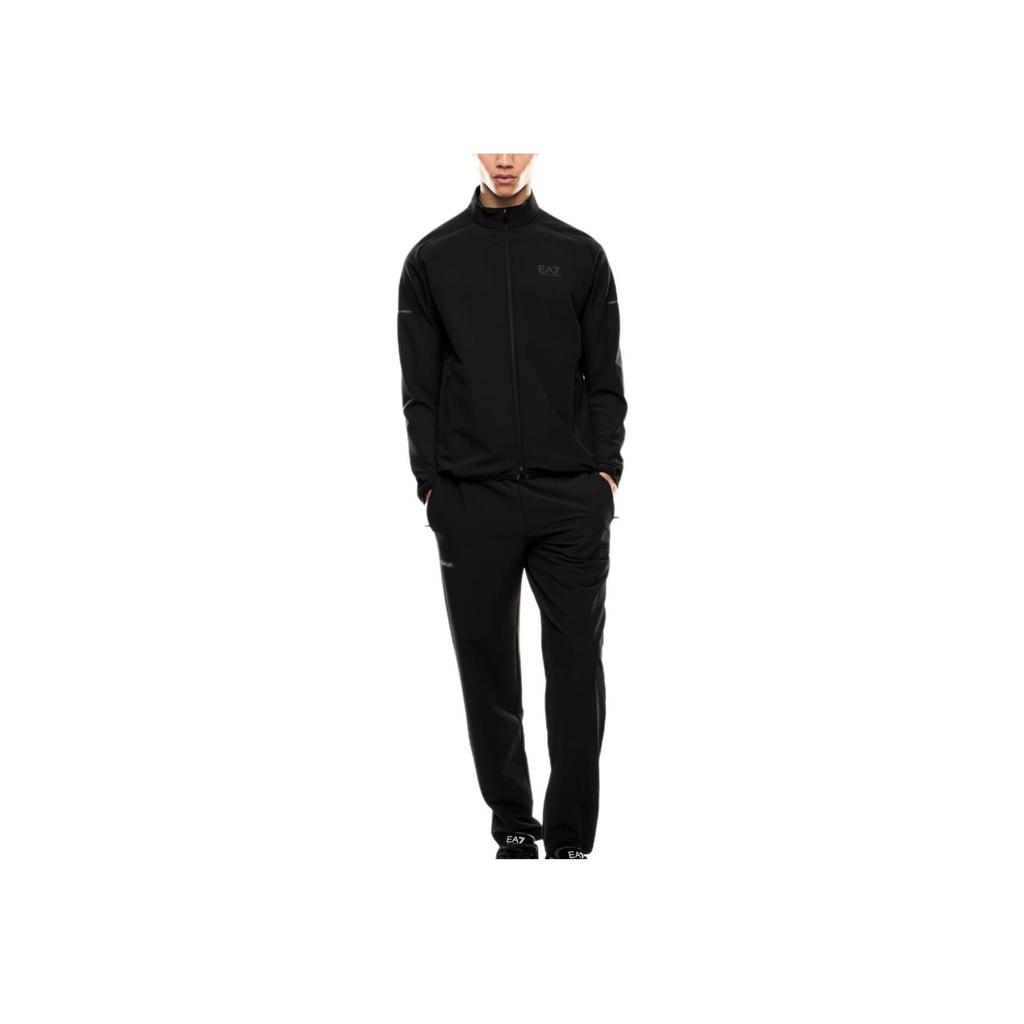 Emporio Armani EA7 Высокодышащая Спортивная Куртка-бомбер с Воротником-стойкой и Светоотражающей Молнией Мужская куртки 7M000638-AF16826-UC001