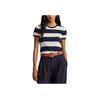 Polo Ralph Lauren SS24 Striped Crew Neck Slim Fit Short Sleeve Knit Top Women Tops Multicolor WMPOSWENC020866-999