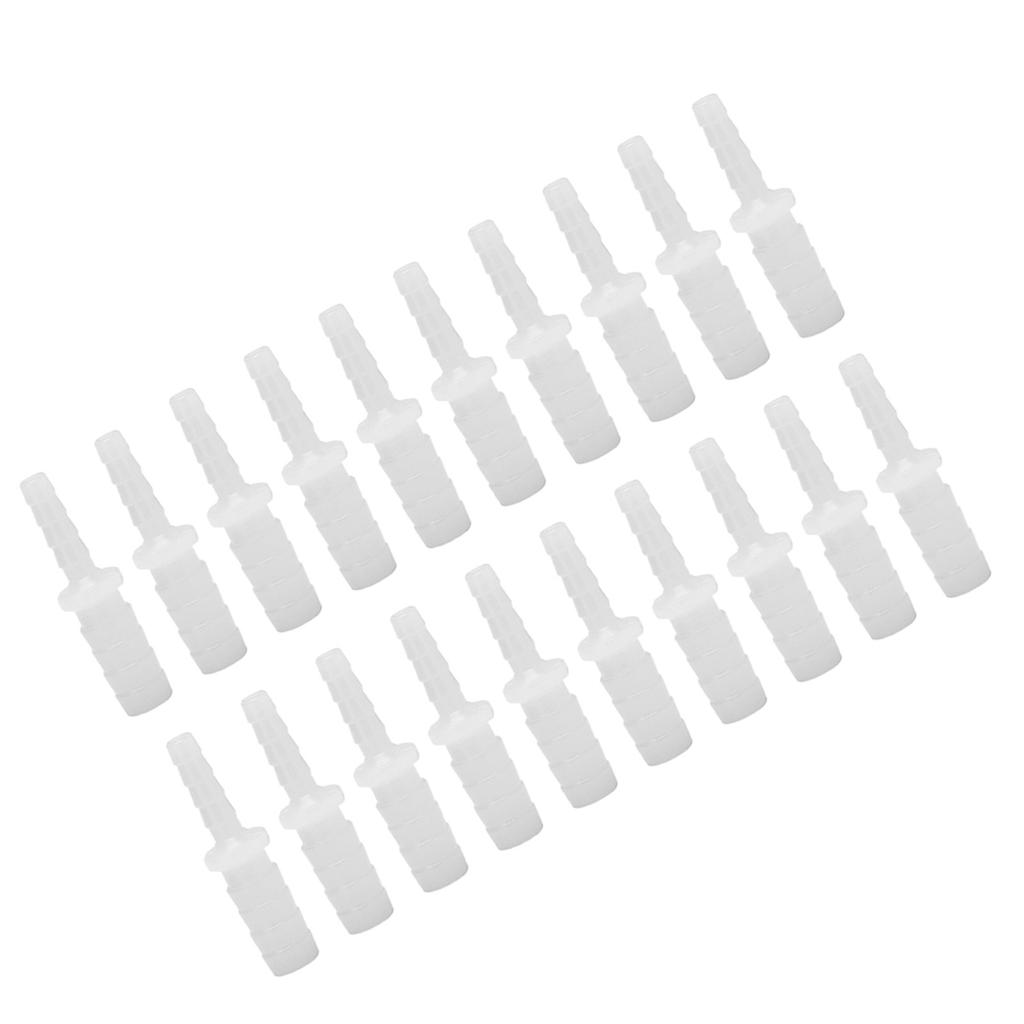 20PCS 2 Way Straight Aquarium Water Pipe Adapter Fish Tank Fittings Joint Connector