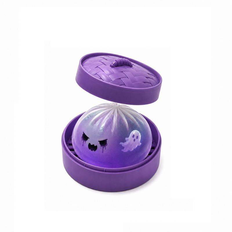 Сквиш-монстр Бун Хэллоуинская игрушка Милый привидение-пельмешек Сжималка Антистресс Игрушка-фиджет для Хэллоуина Наполнители для мешка с угощениями