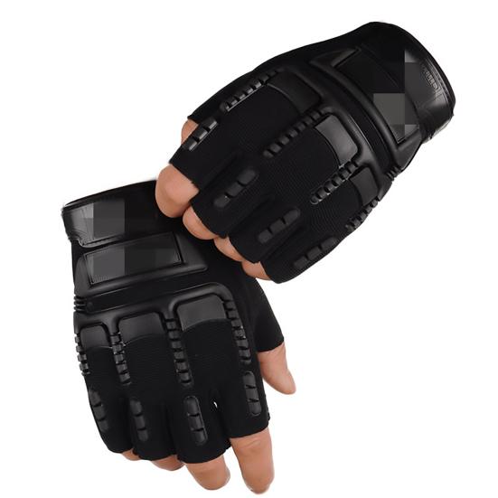 Мужские армейские военные велосипедные полуперчатки для страйкбола на открытом воздухе, боевые полуперчатки с пальцами