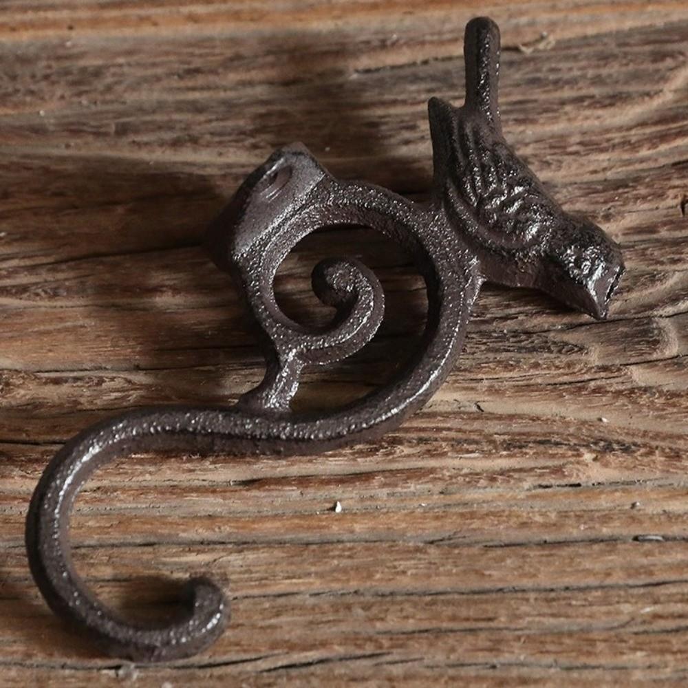 Decorative Vintage Bird Coat Hanger Rustic Entryway Key Organizer Wall Mounted Rack Home Decor