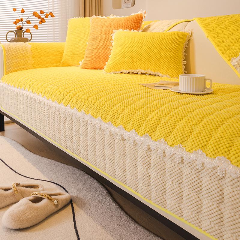 Подушка для дивана осень и зима, новый зимний плюшевый чехол для дивана, высококачественный подлокотник, защитный корпус