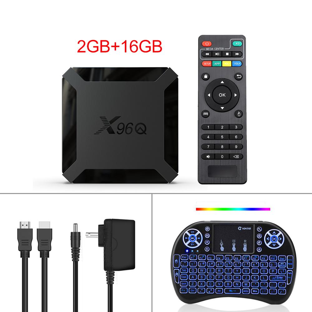 VONTAR X96Q Android 10.0 ТВ-приставка Allwinner H313 Quad Core 4K H.265 2.4G Wifi Google Player Youtube X96 Set Top Box