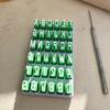 Alphabet Clay Stamp Set Eco-friendly No Odor Multipurpose DIY Handmade Alphabet Numbers Molds Scrapbooking Tools