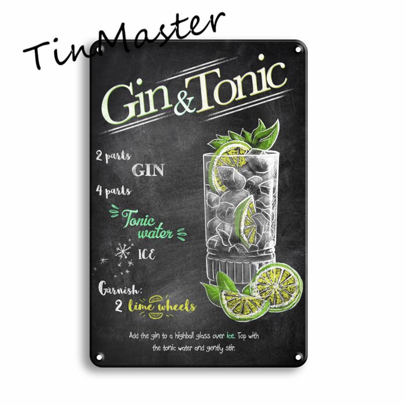 Martini Mojito Cocktail Poster Metal Tin Sign Vintage Restaurant Kitchen Irish Pub Bar Man Cave Decoration Art Wall Stickers