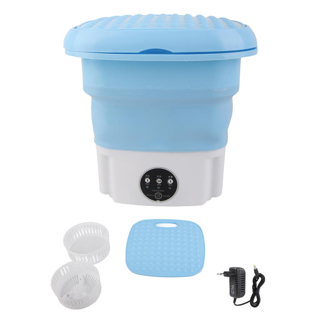 Портативная мини-стиральная машина, складная стиральная машина для белья и носков для студенческих общежитий и квартир