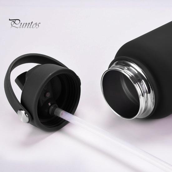 1000ml Stainless Steel Water Bottle with Straw BPA-Free Leak-Proof Insulated 24 Hours Cold 12 Hours Hot Sport Bottle