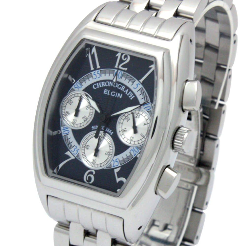 Часы серебряные [Elgin] FK1403S-BL мужские