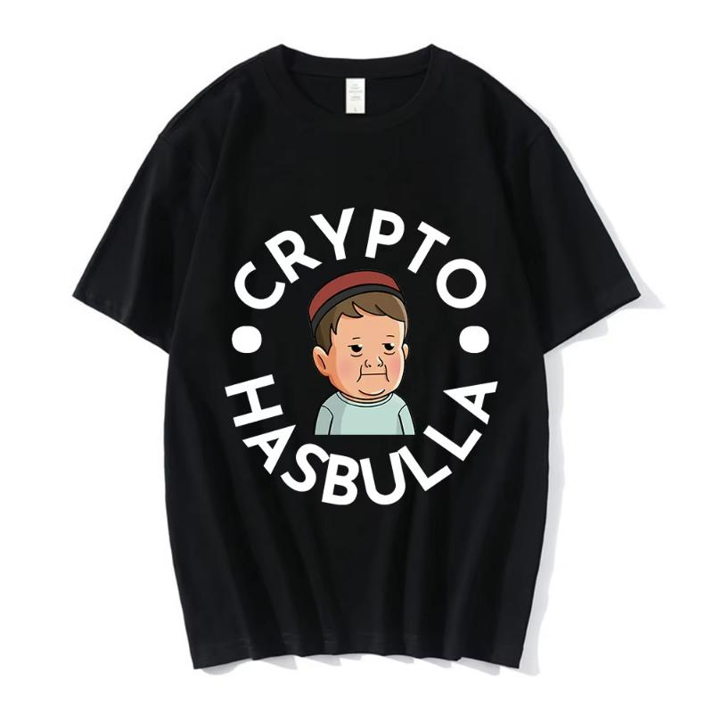 Hasbulla Fighting Meme T-shirt Fan Gift Mini Khabib Blogger T-shirtsUnisex High Quality Oversized Graphics Tee Shirt Unisex