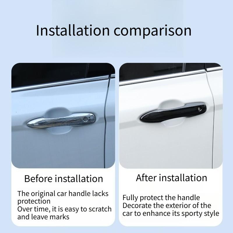 Car Door Handle Catch Protection Cap Handle Bowl Cover Trim for Toyota Corolla Camry Car Exterior Modified Accessories 2018-2025