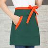 Chef Work Bib Apron with Oil Half Stain Resistant Waterproof Pockets Work Apron for