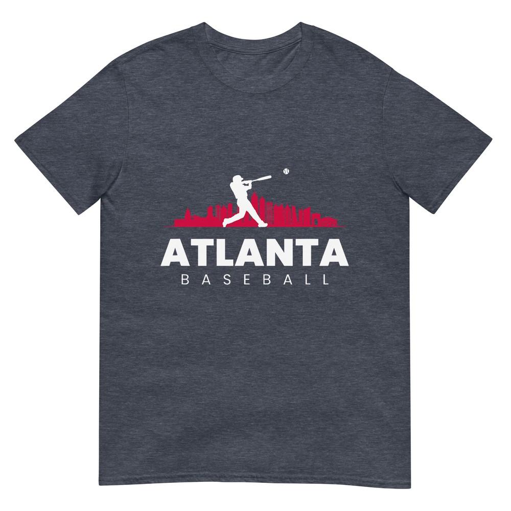 Atlanta Baseball Vintage Minimalist Retro Baseball Lover Tshirt