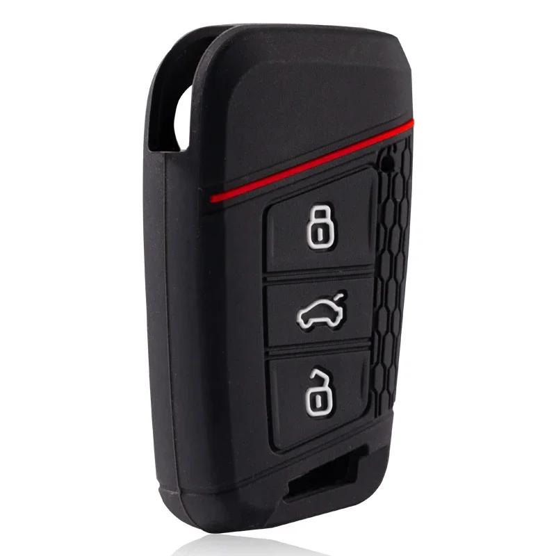 Силиконовый чехол для ключа автомобиля Vw Volkswagen Magotan Magotan Gte Passat B7 B8 Cc Arteon Skoda Fabia Superb A7 Kodiaq Seat