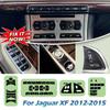 For Jaguar XF Accessories Upgrades Black Button Trim Cover for Climate AC Switch Car Interior Refurbishment Kit for X250 Gear