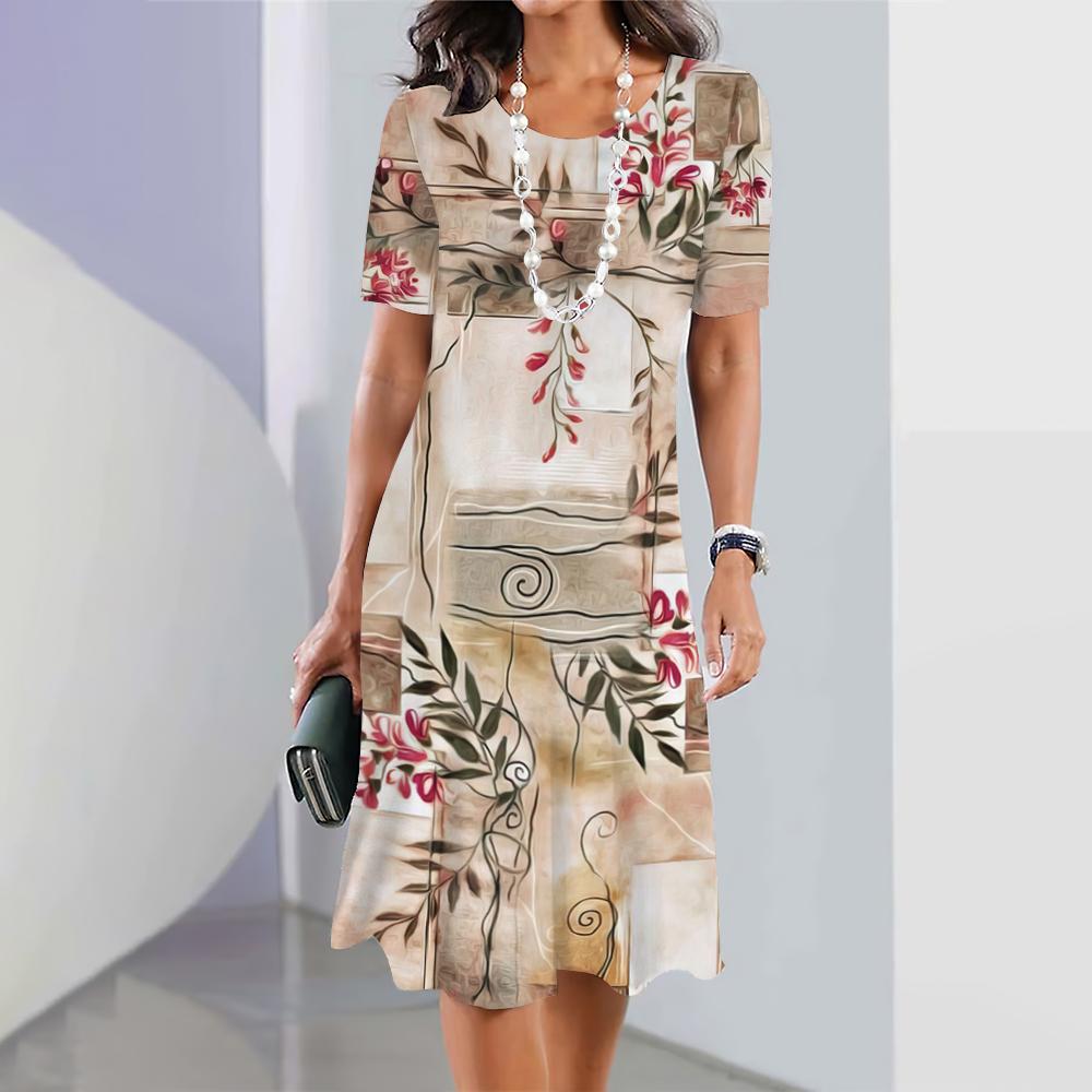 Женские элегантные платья летнее платье средней длины