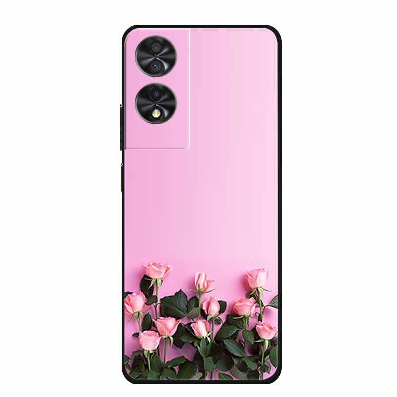 Для TCL 40 NxtPaper 4G 6.78" Чехол Животные ТПУ Мягкий Силикон Чехлы для Телефона Обложка для TCL40 NxtPaper Защитный Волк Мультяшный Coque