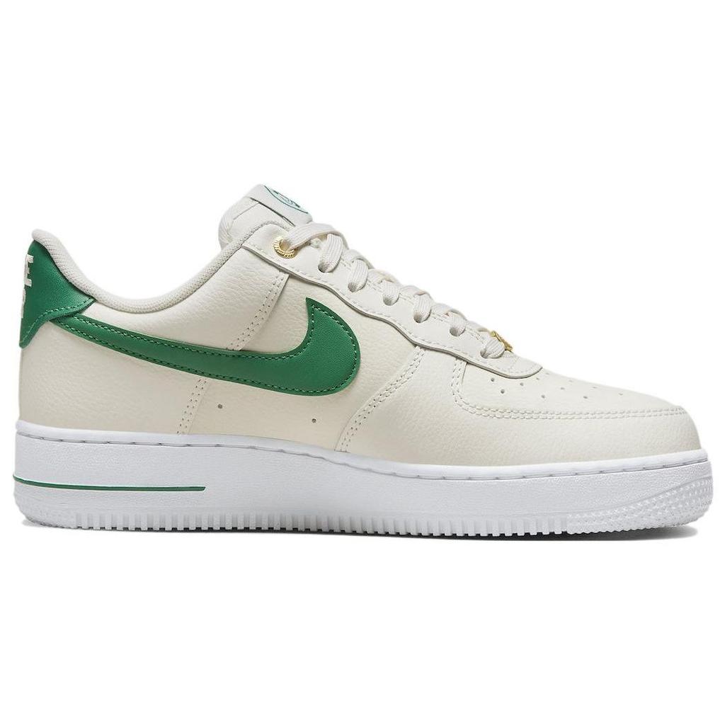 Nike Air Force 1 07 SE 40-летний юбилей - Sail Malachite Женские кроссовки Кремово-белый Металлик-Золотой DQ7582-101