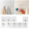 Popular 1pc Hook Strong Adhesive Kitchen Bathroom Waterproof Hooks Seamless Stainless Steel Hanger
