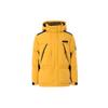 Color Block Windproof Warm Hooded Down Jacket Men Jackets Yellow A2N68-723