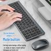 Dual-Mode Bluetooth Wireless Keyboard and Mouse Set for Laptops and Desktops