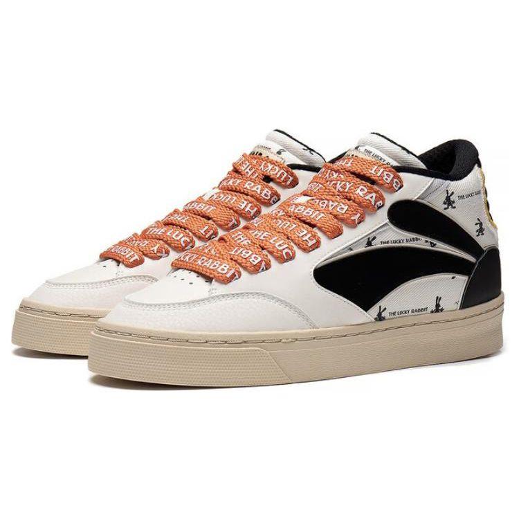 Кроссовки Li Ning We Wu 180 прочные дышащие средней высоты для скейтбординга, мужские кроссовки белого и черного цвета AECT019-1