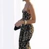 Women's Black Floral Mini Dress Long Sleeve V Neck Casual Party Dress
